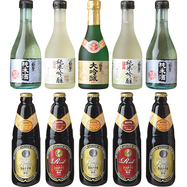 クラフトビール独歩&岡山の地酒飲み比べセット